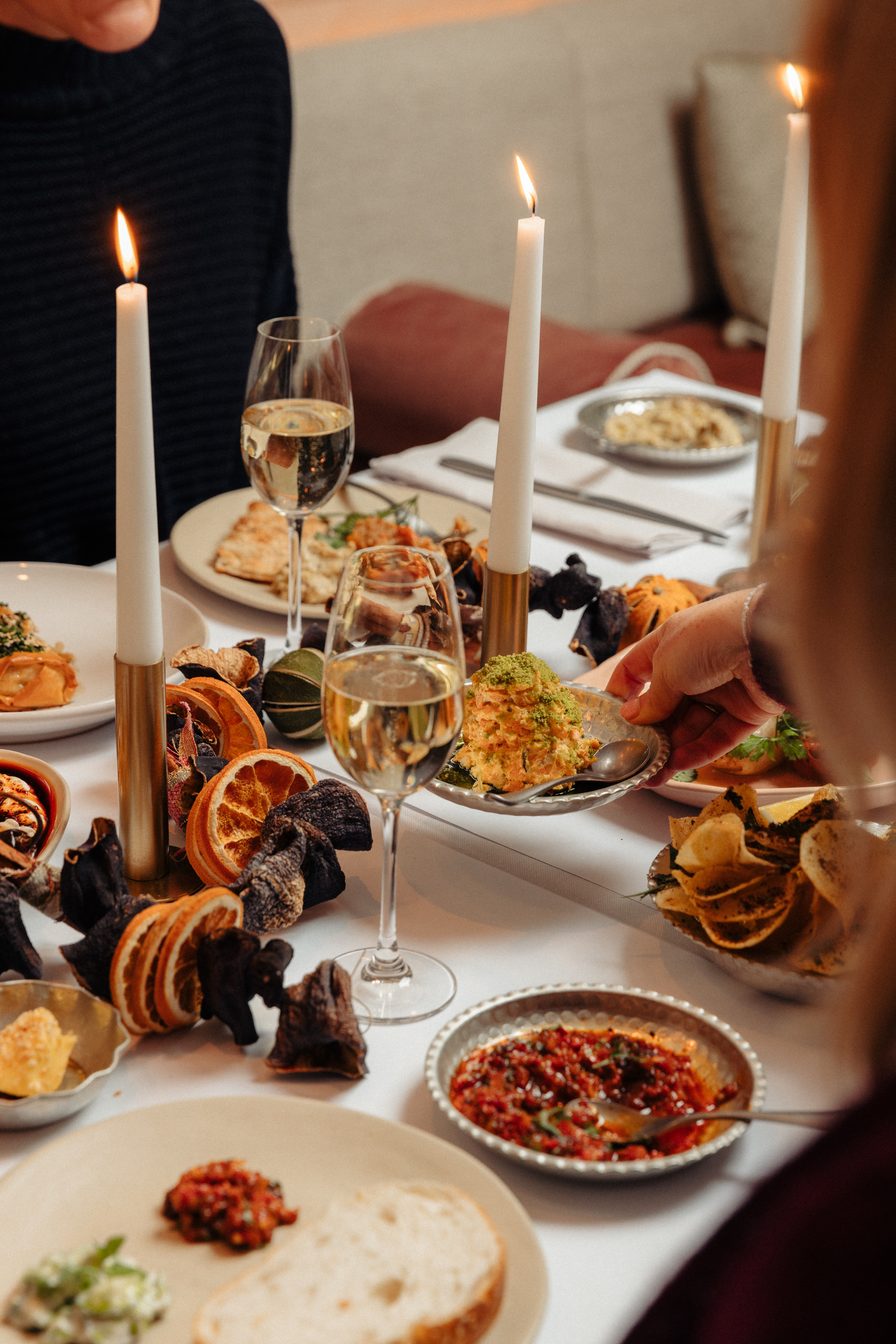 Festive dining at Leydi